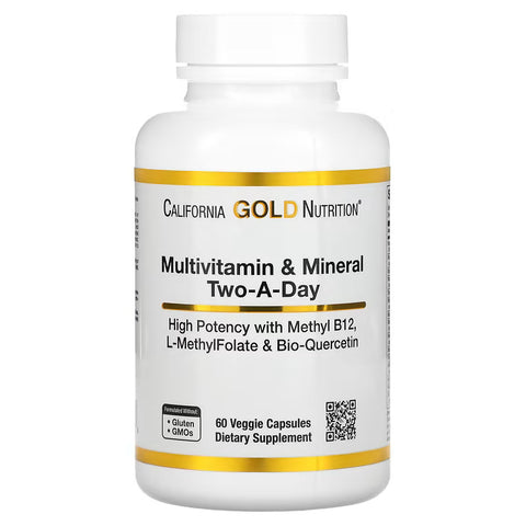 CGN Multivitamin & Mineral, Two-A-Day 60 Veggie Capsules